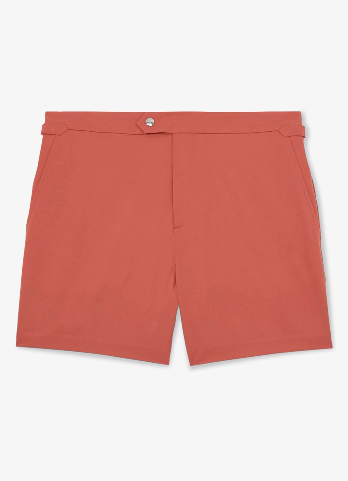 Reiss Sun zwemshort met steekzakken - voorkant 4 oranje