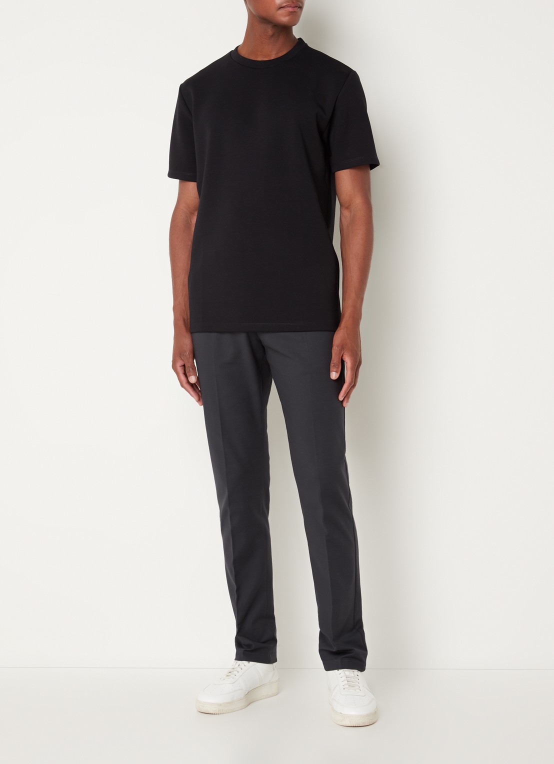 Reiss T-shirt van scuba - voorkant 2 donkerblauw