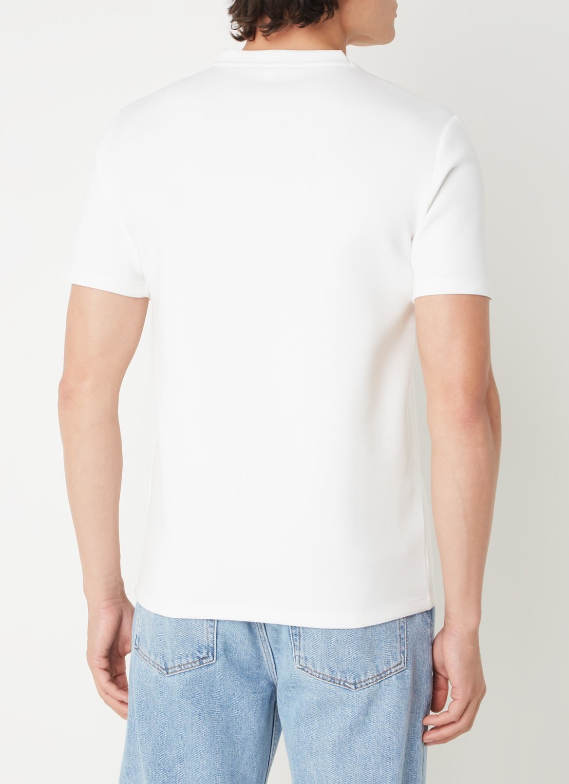 Reiss T-shirt van scuba - achterkant 4 white / wit