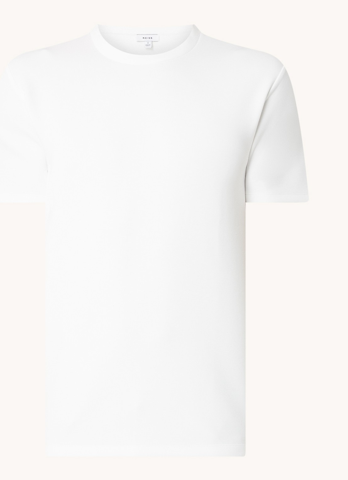 Reiss T-shirt van scuba - voorkant white / wit
