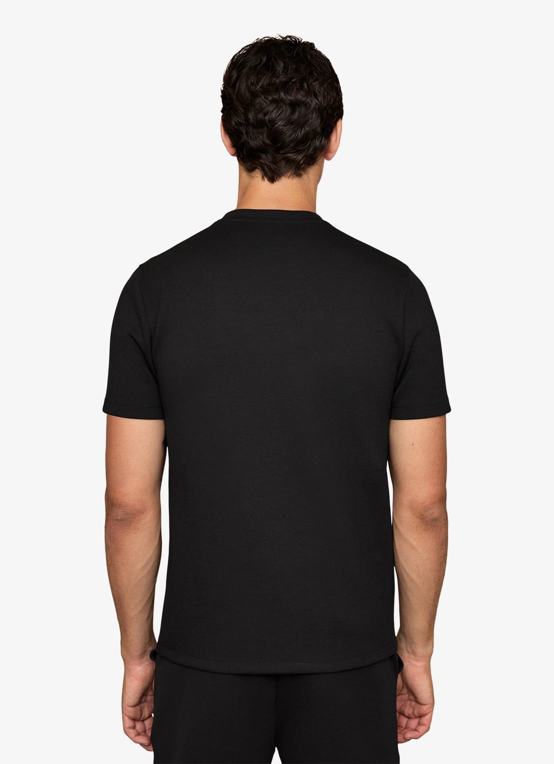 Reiss T-shirt van scuba - achterkant 5 black / zwart