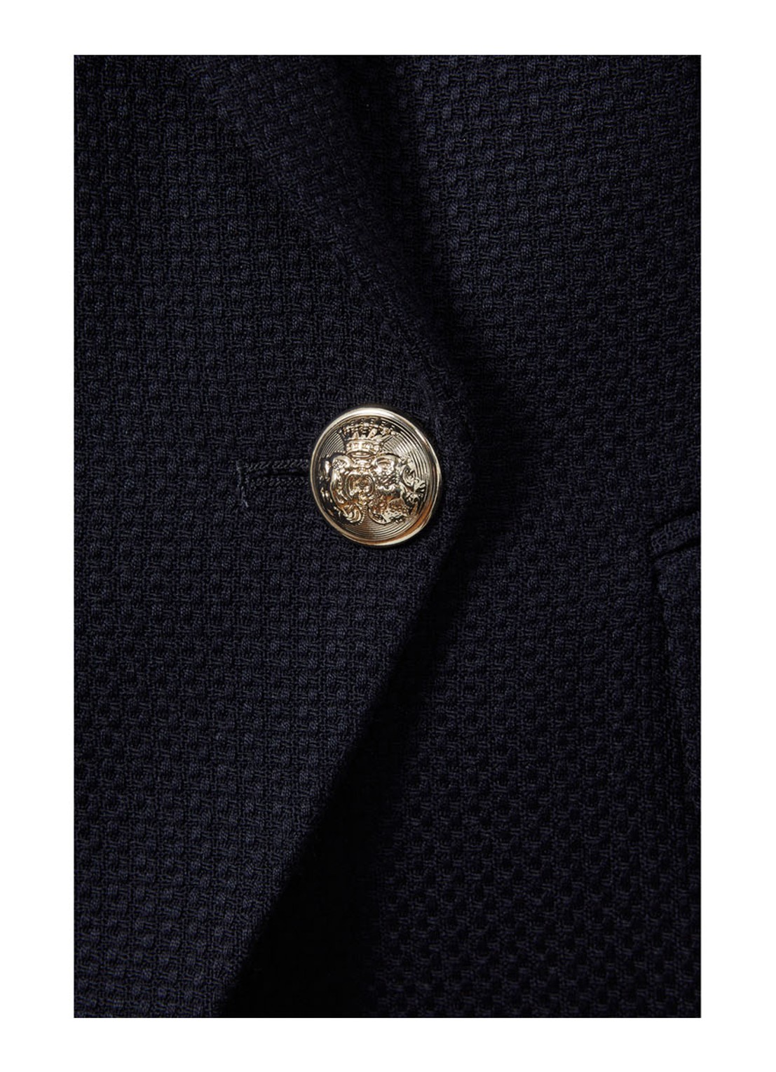 Reiss Tally double breasted blazer met sierknopen - detail 2 blauw