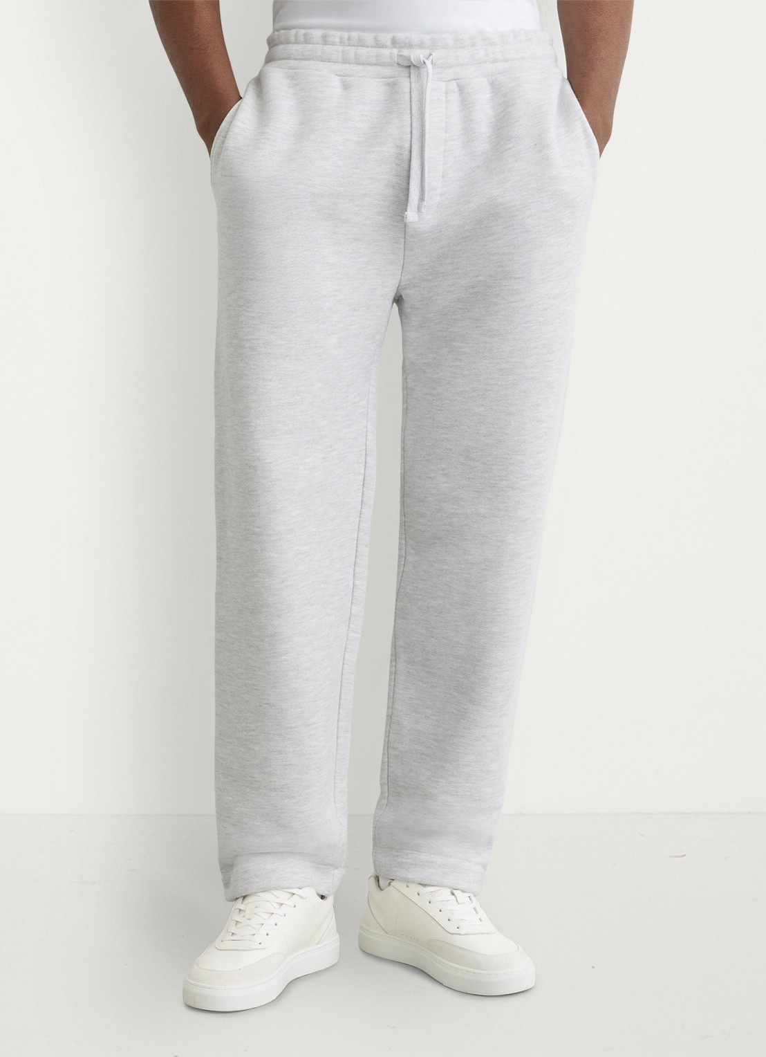 Reiss Tanner tapered fit joggingbroek met trekkoord - detail 4 grijsmele