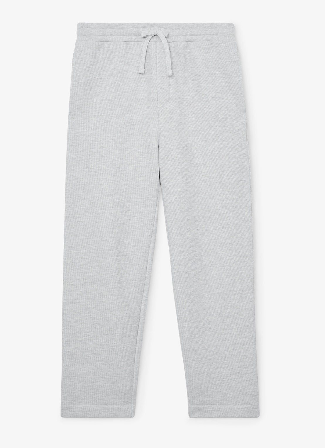 Reiss Tanner tapered fit joggingbroek met trekkoord - voorkant 2 grijsmele