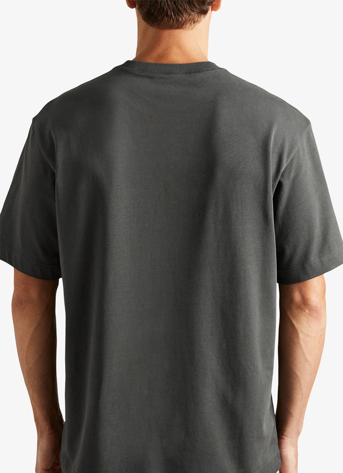 Reiss Tate T-shirt met ronde hals  - achterkant 3 antraciet