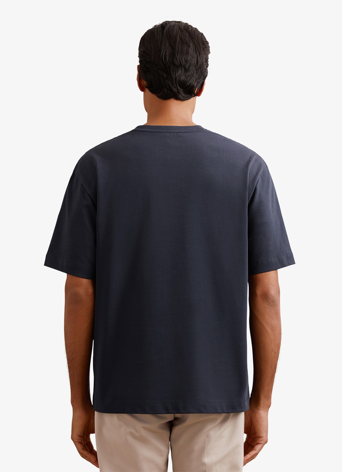 Reiss Tate T-shirt met ronde hals - achterkant 3 navy / blauw