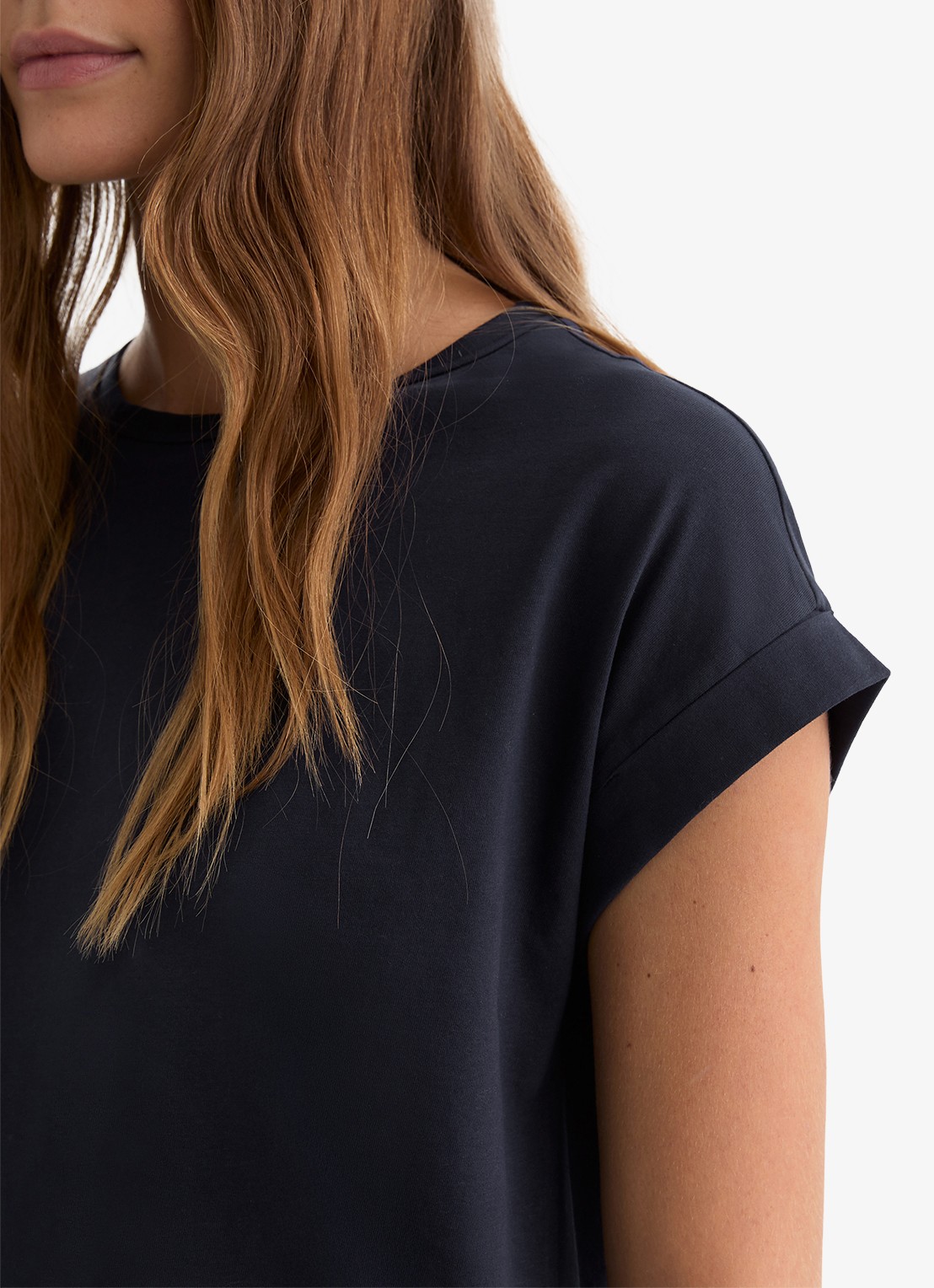 Reiss Tommie T-shirt met stretch - detail 5 blauw