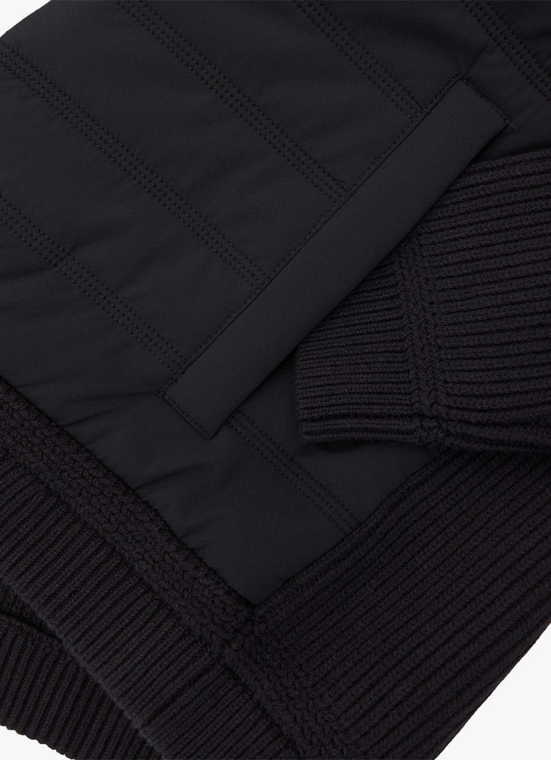 Reiss Townsend jack met quilt patroon - detail 5 navy / blauw