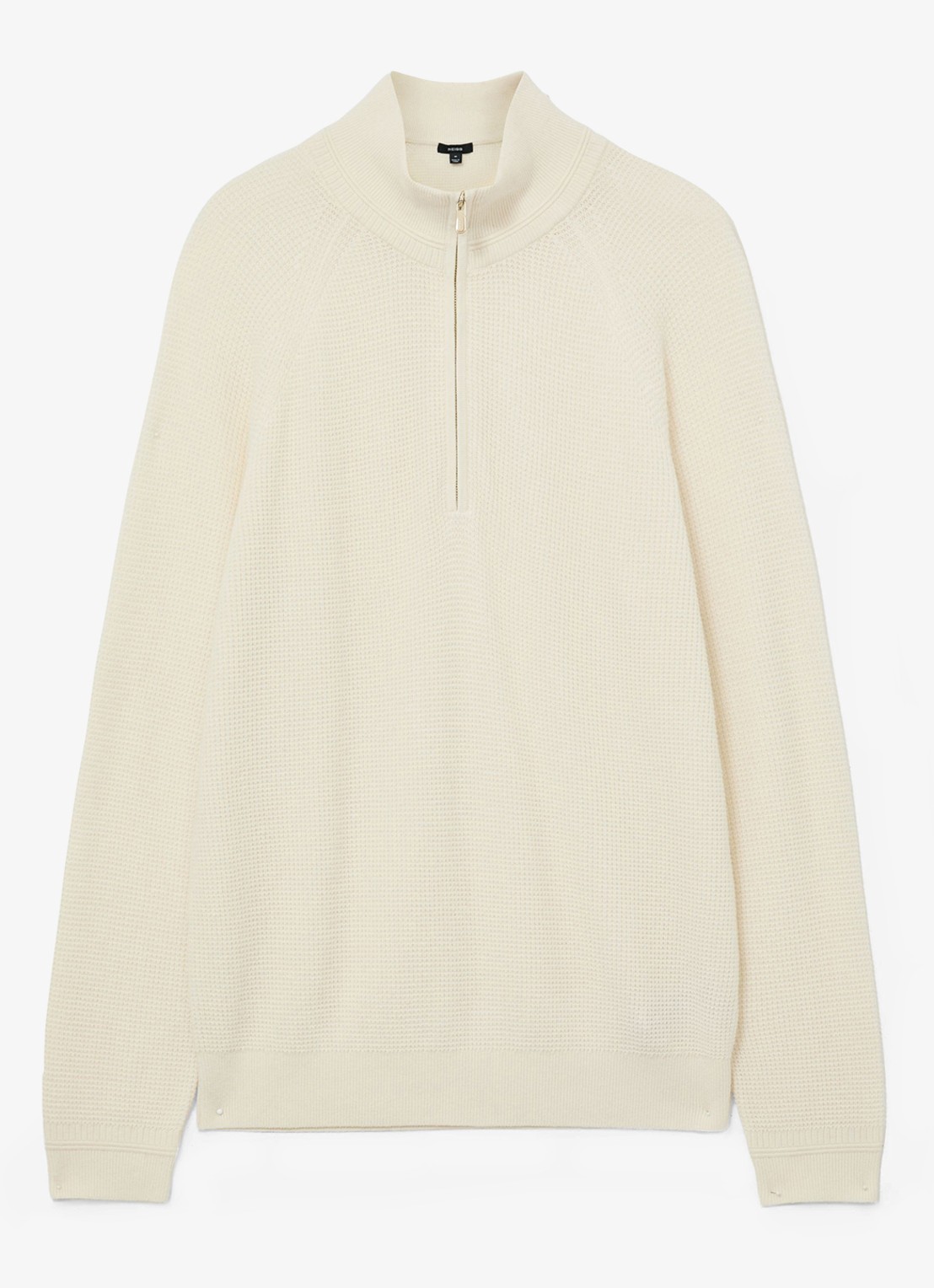 Reiss Tristan fijngebreide trui van wol en kasjmier - voorkant 2 white / wit