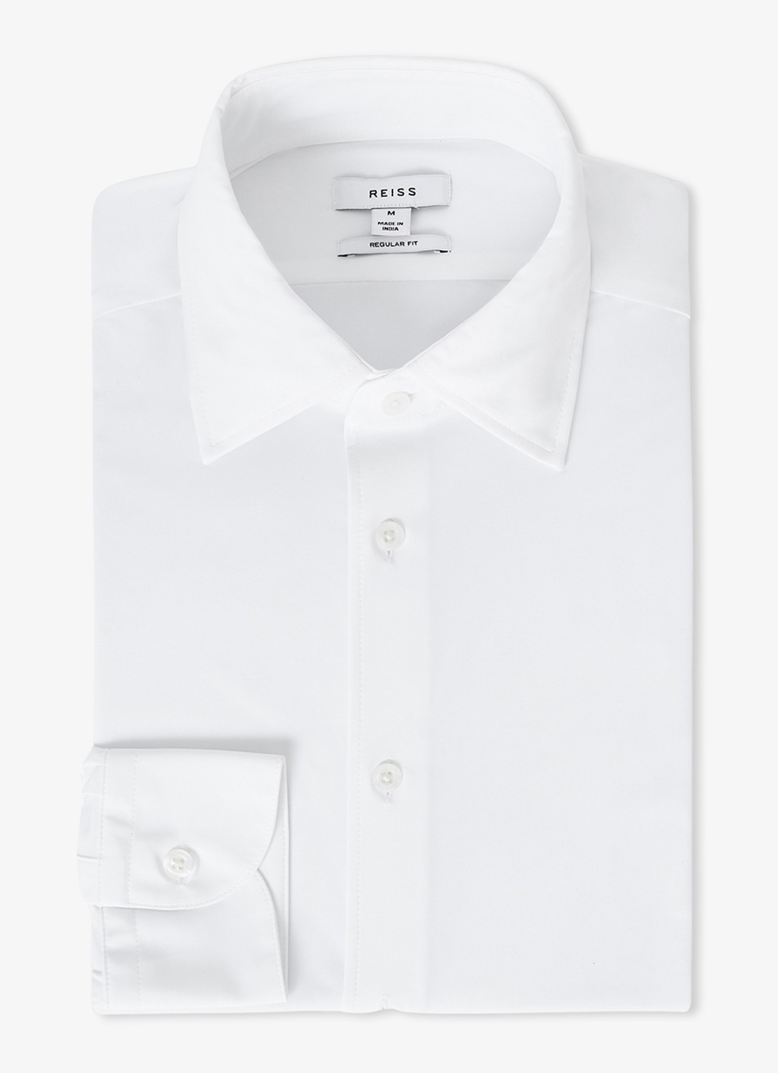Reiss Voyager regular fit overhemd - voorkant 2 white / wit