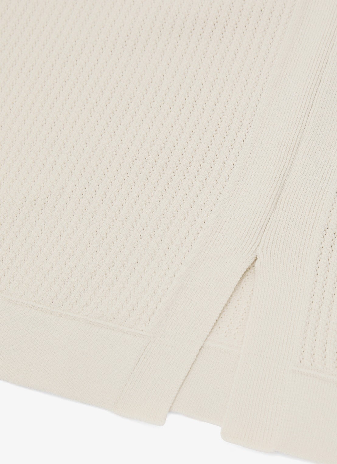 Reiss Watson singlet met structuur - detail 4 gebroken wit