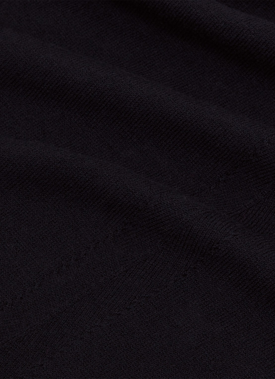 Reiss Wendy fijngebreide trui van wol met col - detail 3 black / zwart