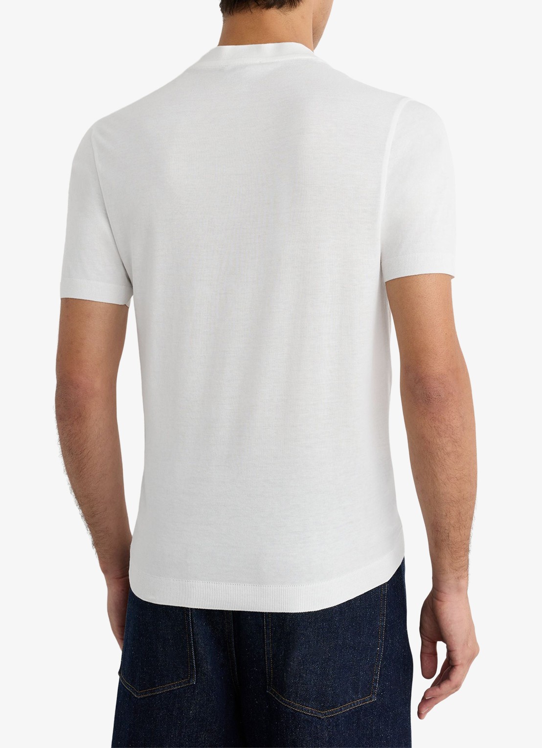 Reiss Weston T-shirt met ronde hals - achterkant 5 wit