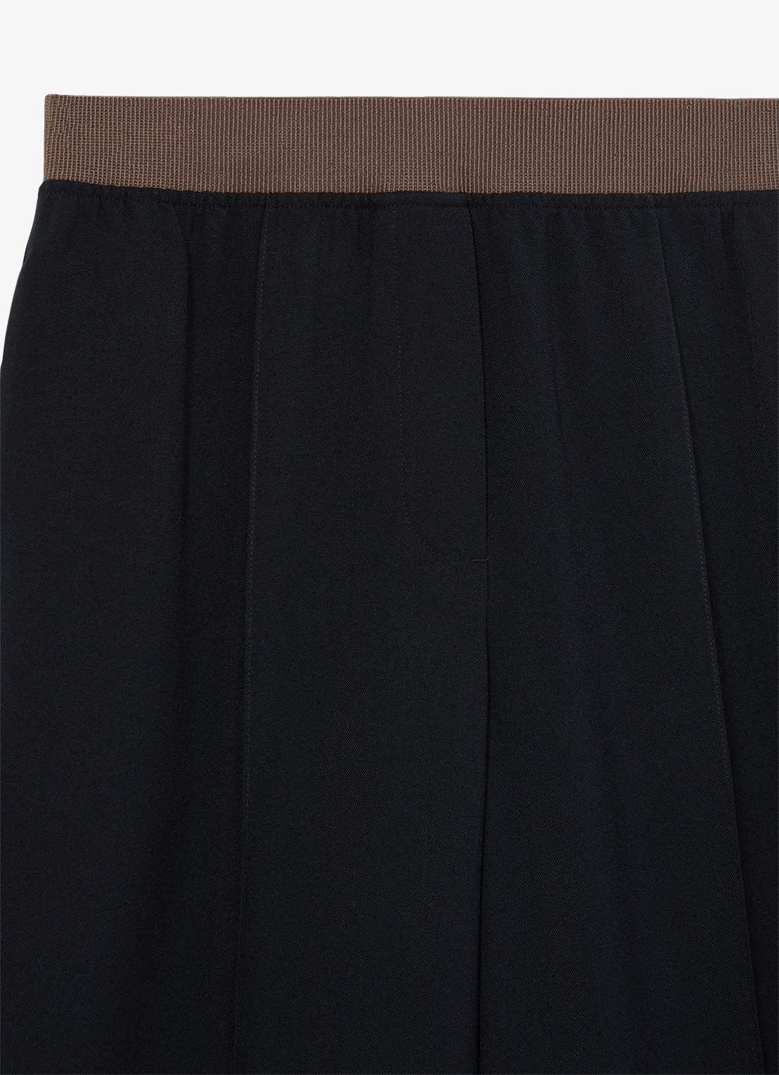 Reiss Wilde mid waist wide fit pantalon met steekzakken - detail 4 blauw