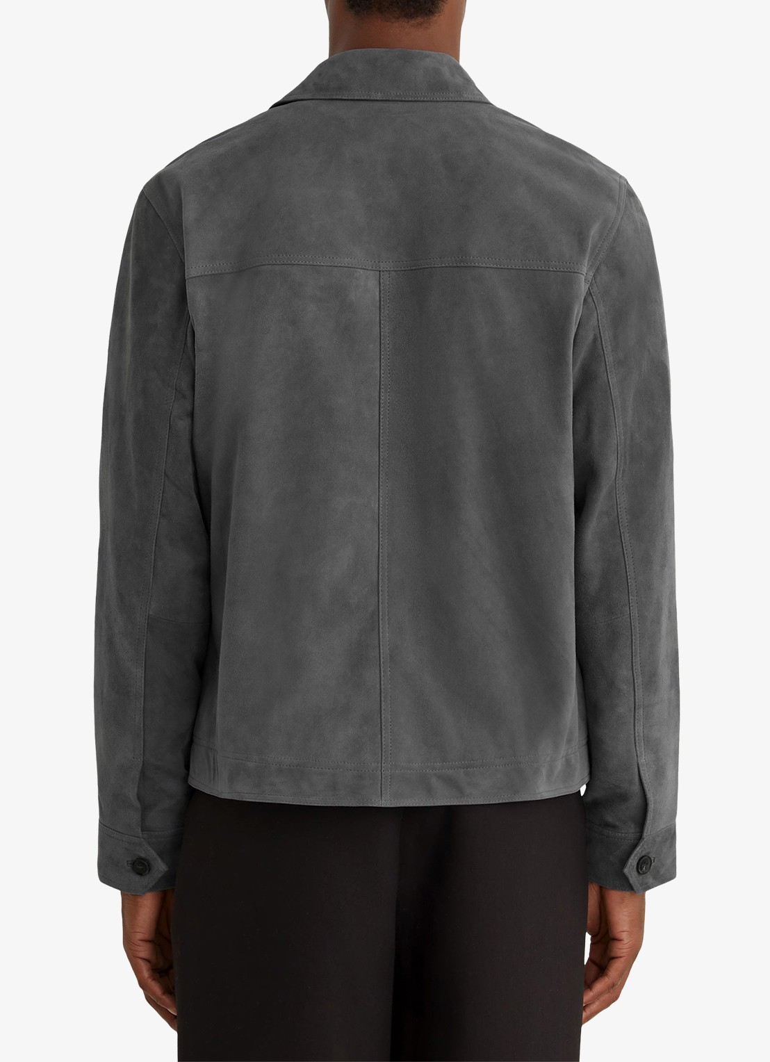 Reiss Wilstead lerenjas van suède - achterkant 7 blauw
