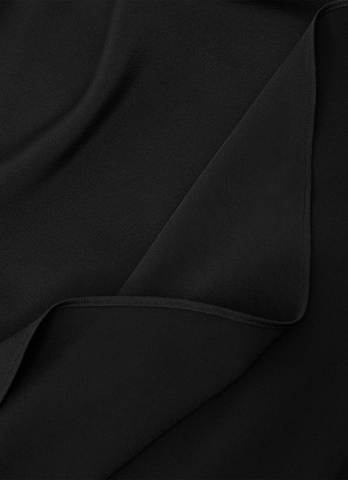 Reiss Winnie maxi jurk met cape - detail 6 black / zwart