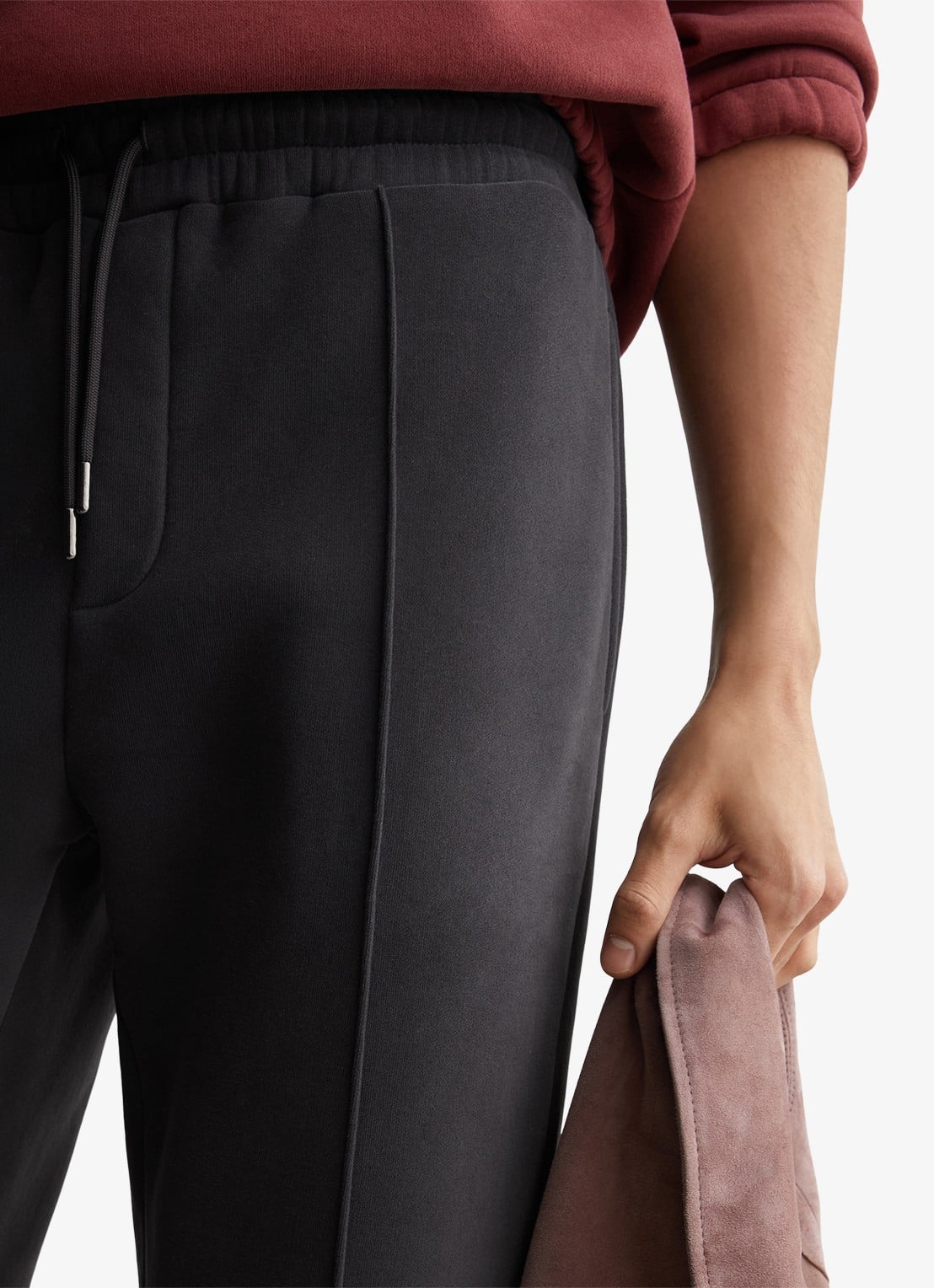 Reiss Zeno joggingbroek met steekzakken - detail 2 zwart