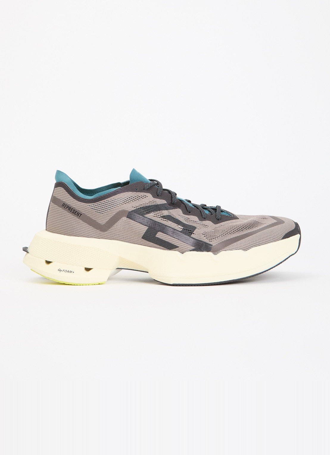 Represent 247 Arc-4 Elite Race sneaker met mesh details  - voorkant 4 taupe