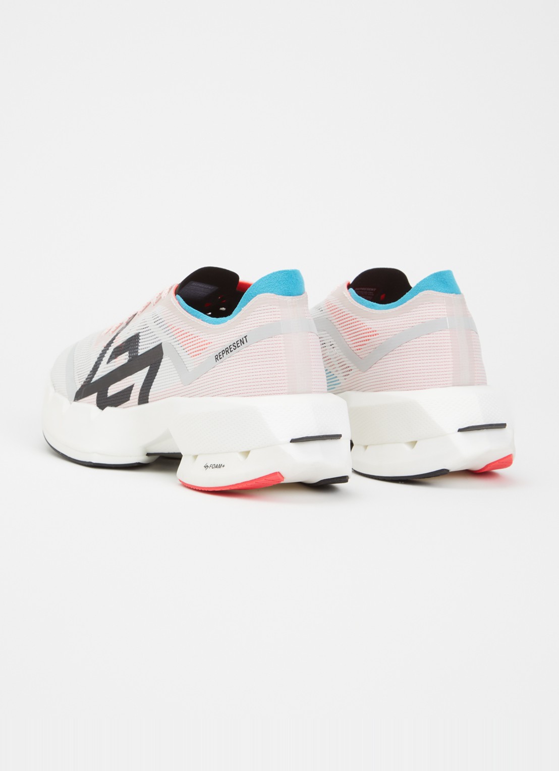 Represent 247 Arc-4 Elite Race sneaker met mesh details  - achterkant roze
