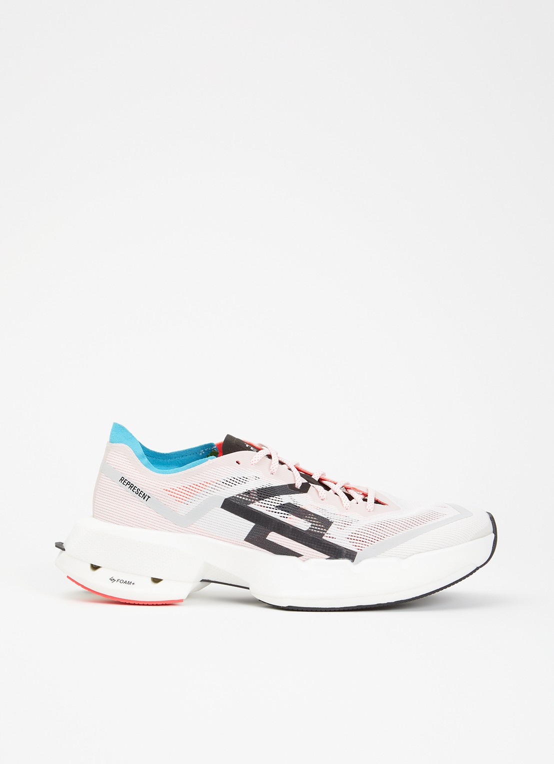 Represent 247 Arc-4 Elite Race sneaker met mesh details  - voorkant 2 roze
