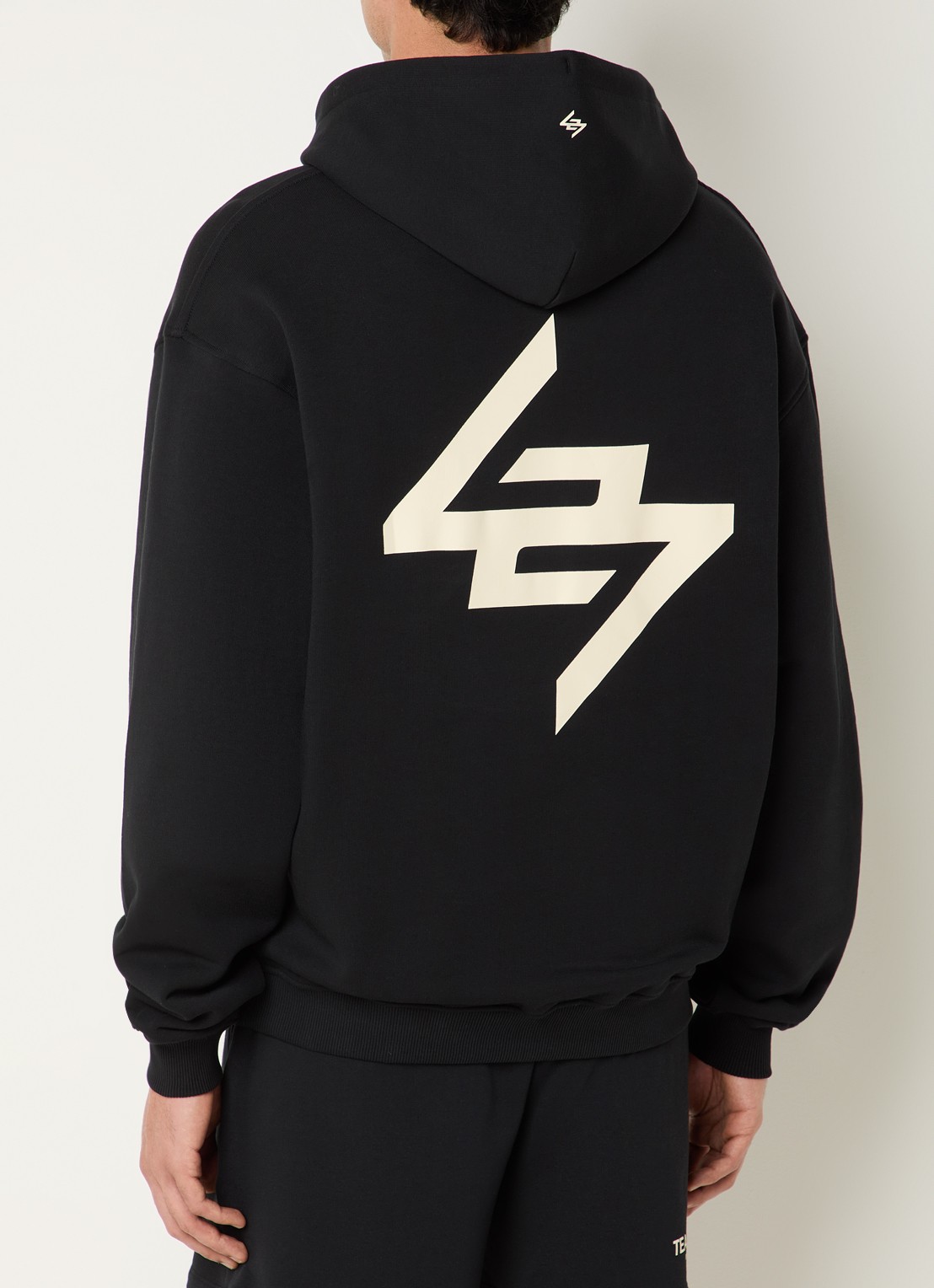 Represent 247 DNA hoodie met logo- en backprint - detail 2 zwart