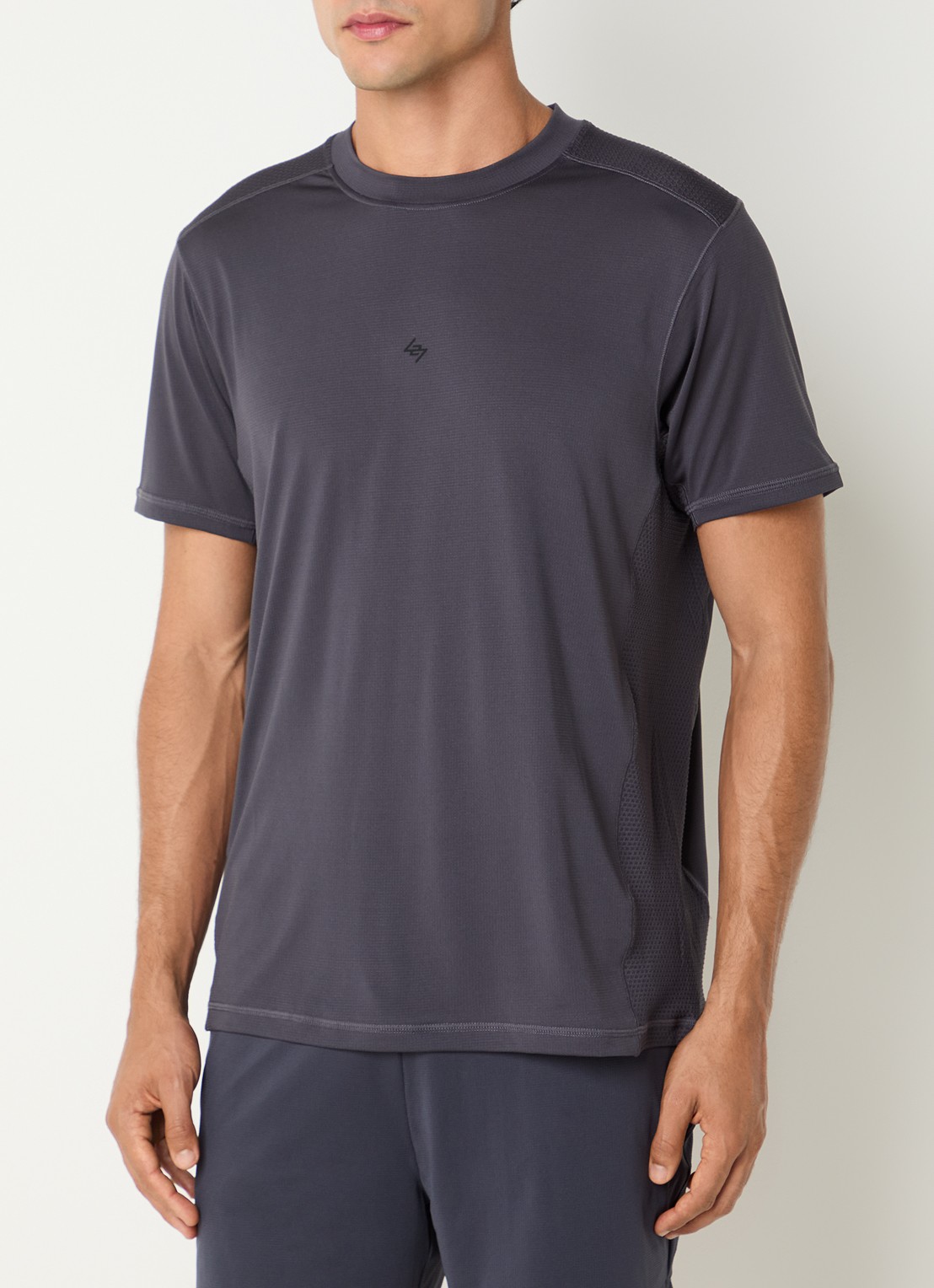 Represent 247 DNA T-shirt met backprint - achterkant antraciet