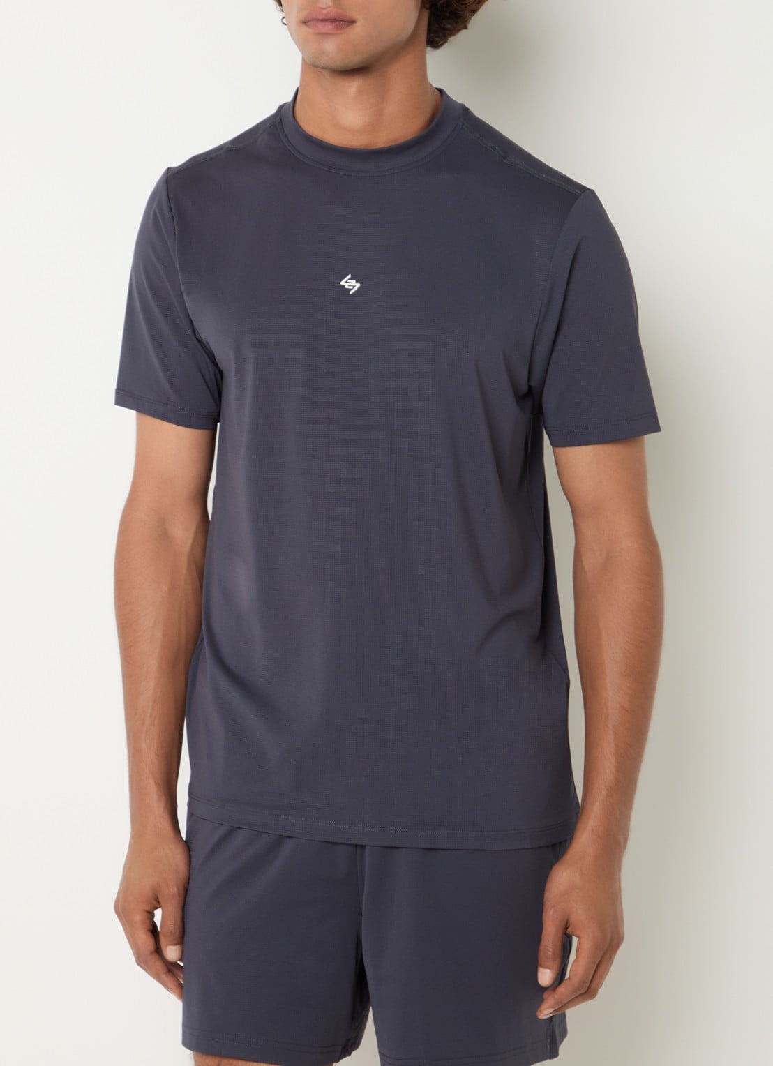 Represent 247 DNA T-shirt met logo - detail antraciet