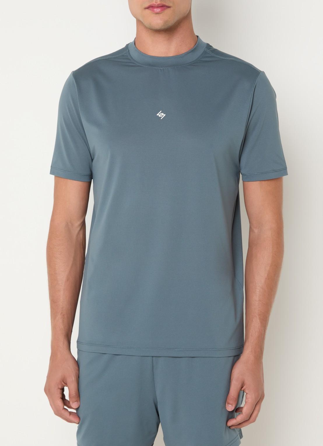 Represent 247 DNA T-shirt met logo - detail zeegroen
