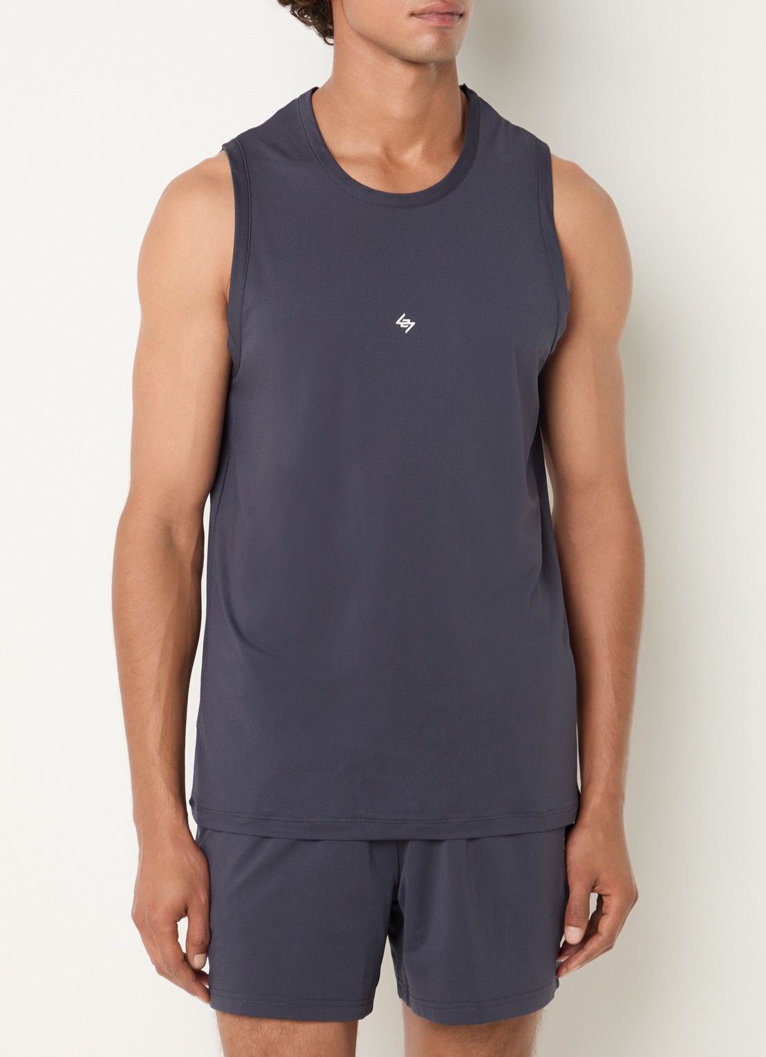 Represent 247 DNA tanktop met logo - detail 3 antraciet