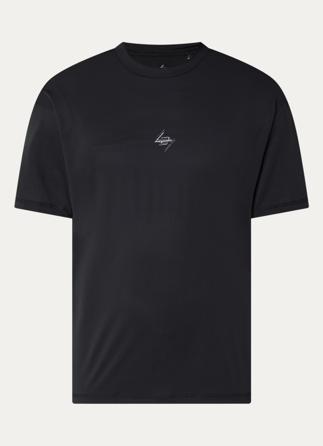 Represent 247 Knight T-shirt met logo- en backprint - voorkant zwart