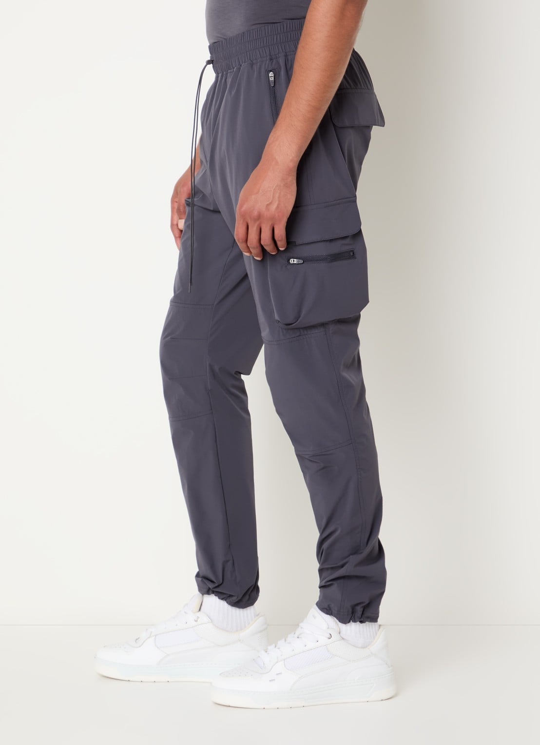 Represent 247 loose fit cargobroek met steekzakken - detail 2 antraciet