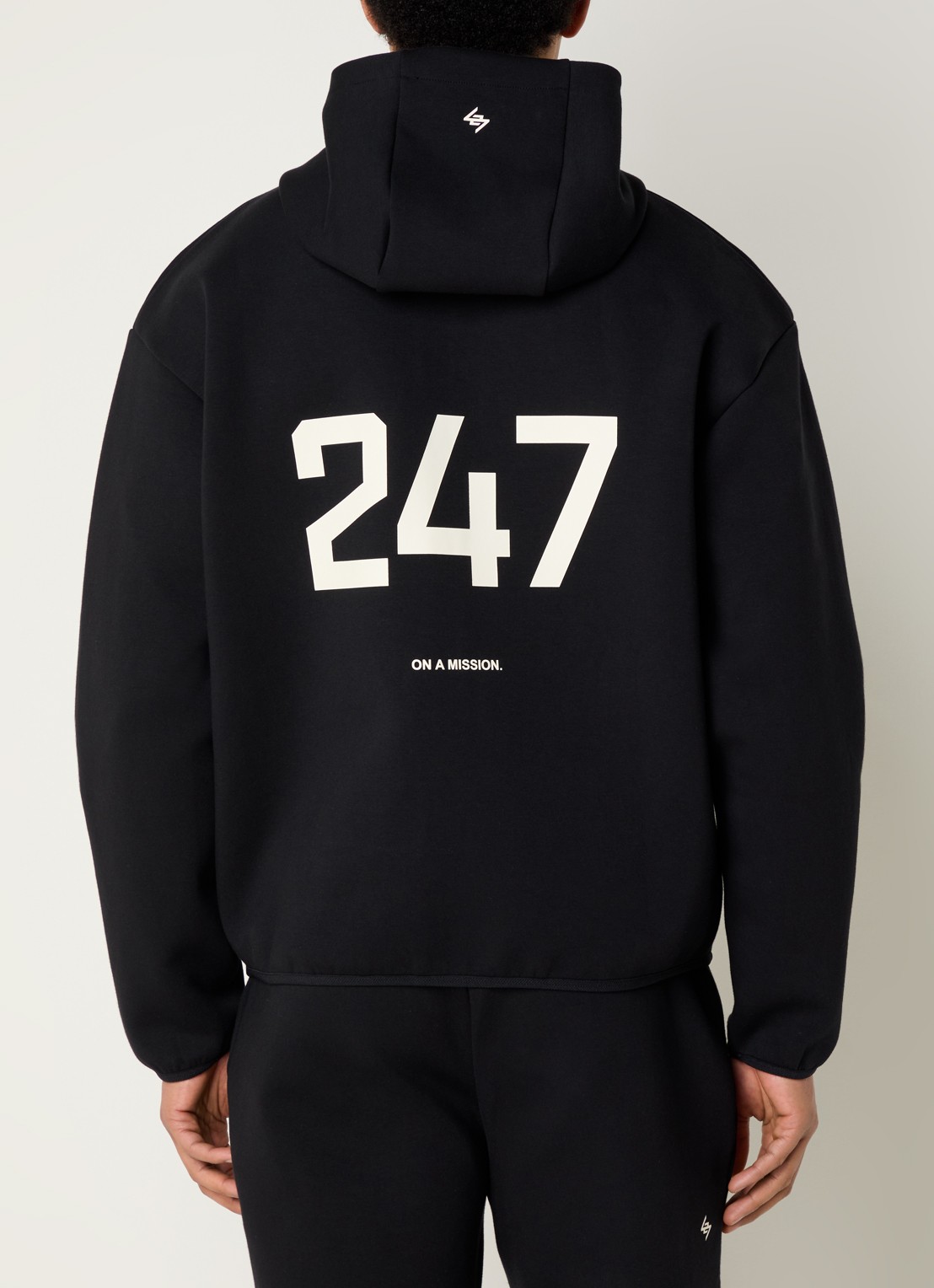 Represent 247 Numbers sweatvest met logo- en backprint - detail 4 zwart