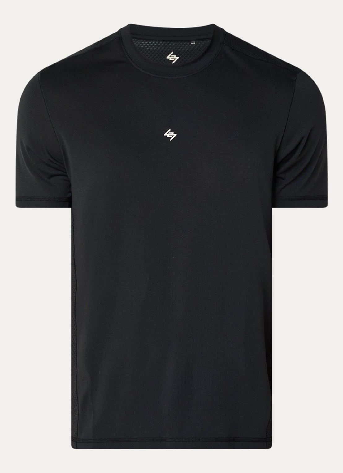 Represent 247 Numbers T-shirt met logo- en backprint - voorkant 2 zwart