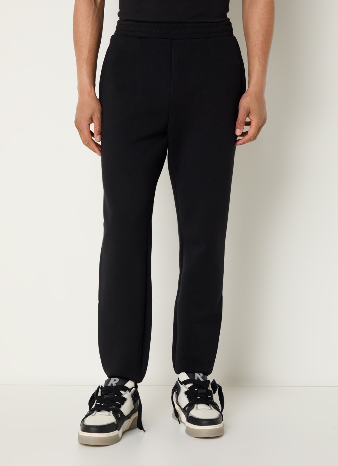 Represent 247 Numbers tapered fit joggingsbroek met logo en steekzakken - detail 2 zwart
