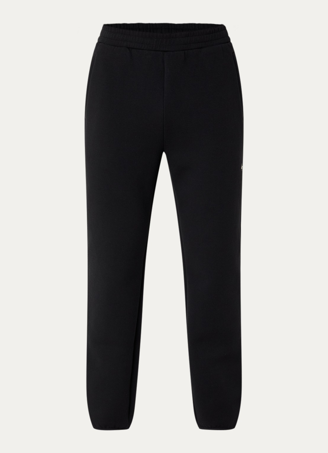 Represent 247 Numbers tapered fit joggingsbroek met logo en steekzakken - voorkant 4 zwart