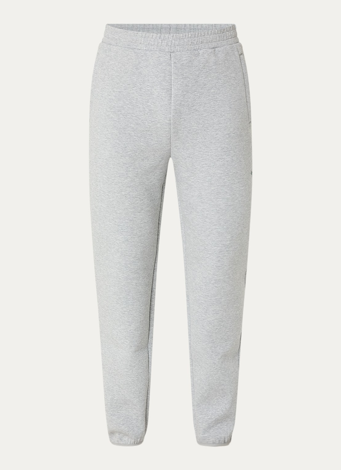 Represent 247 Numbers tapered fit joggingsbroek met logo en steekzakken - voorkant 4 grijsmele