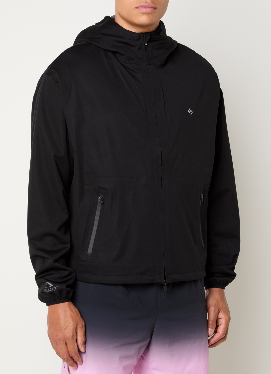Represent 247 Power windjack met logo - detail 4 zwart