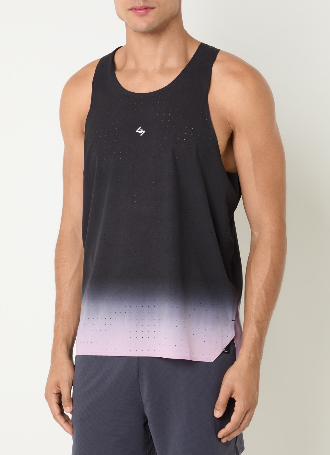 Represent 247 tanktop met logo - detail zwart
