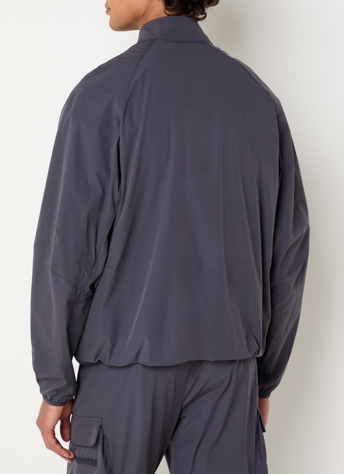Represent 247 trackvest met ritszakken - achterkant antraciet