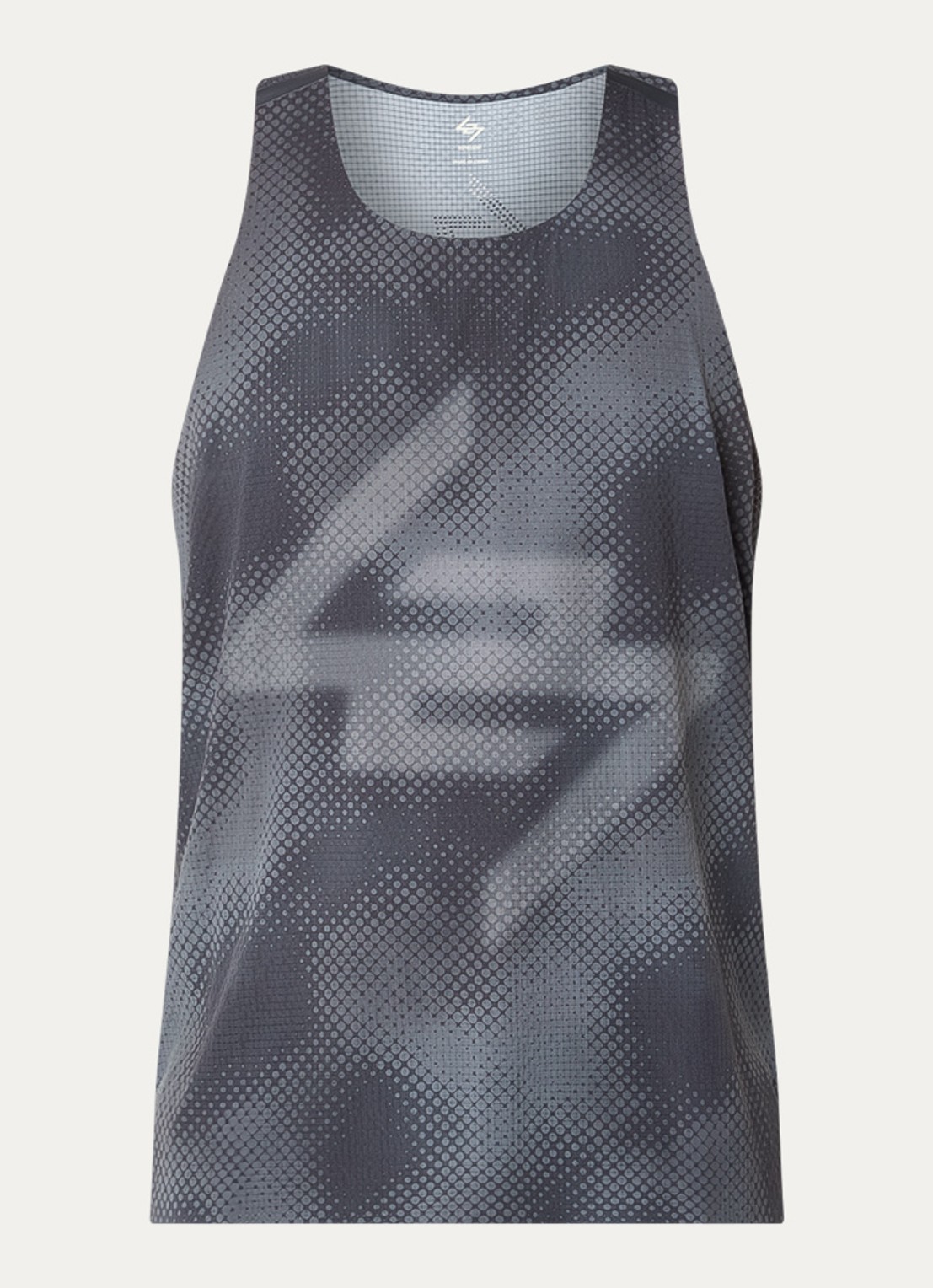 Represent 247 Ultra trainingstanktop met print - voorkant 3 donkergrijs