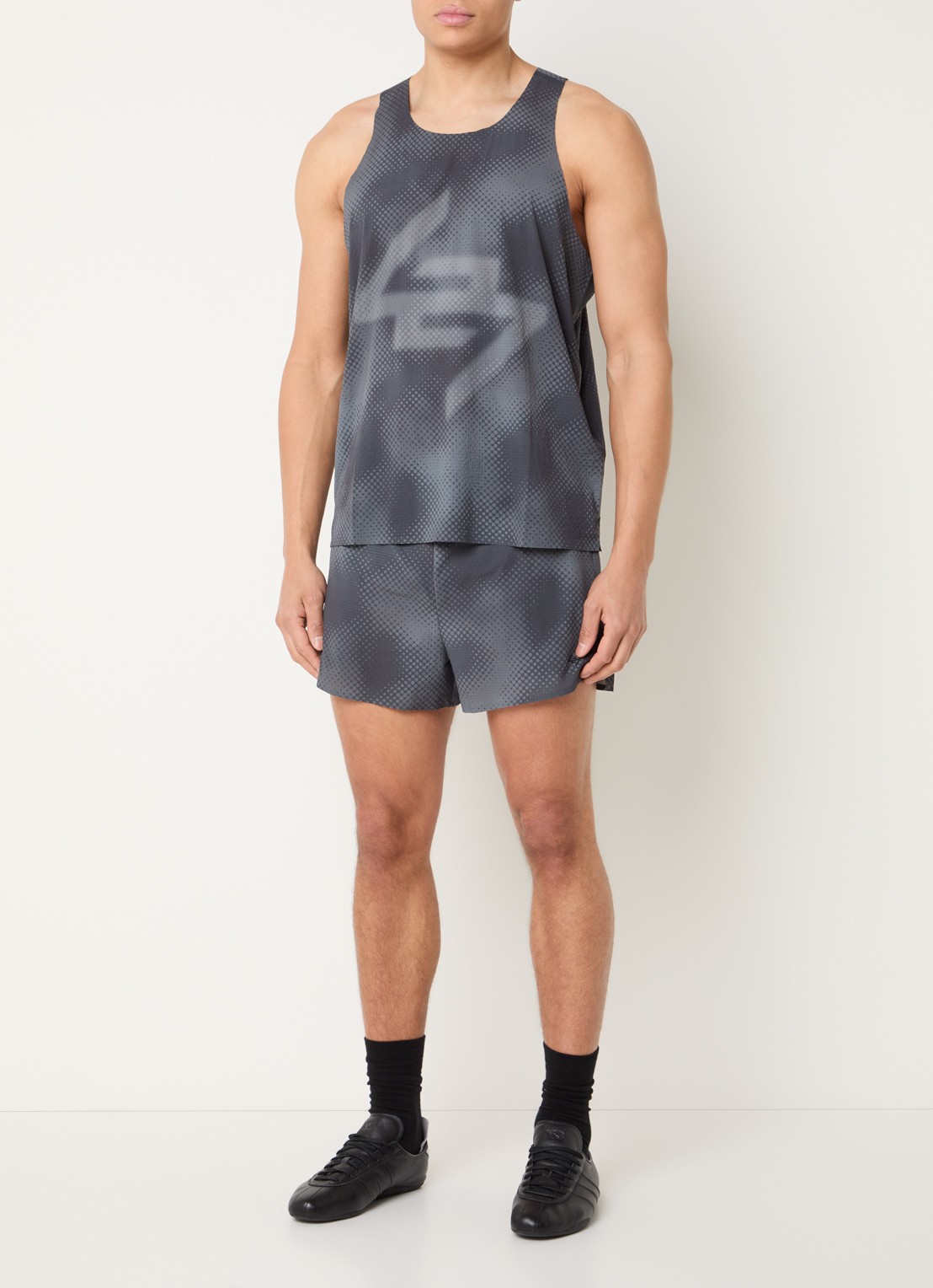 Represent 247 Ultra trainingstanktop met print - voorkant 4 donkergrijs