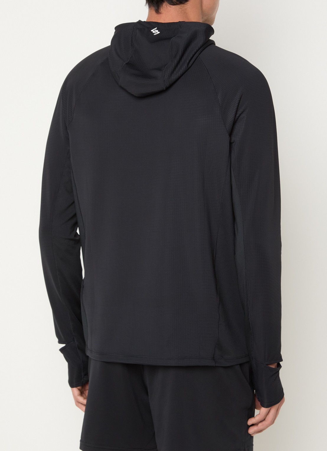 Represent 247 Ultra trui met capuchon en logo - achterkant zwart