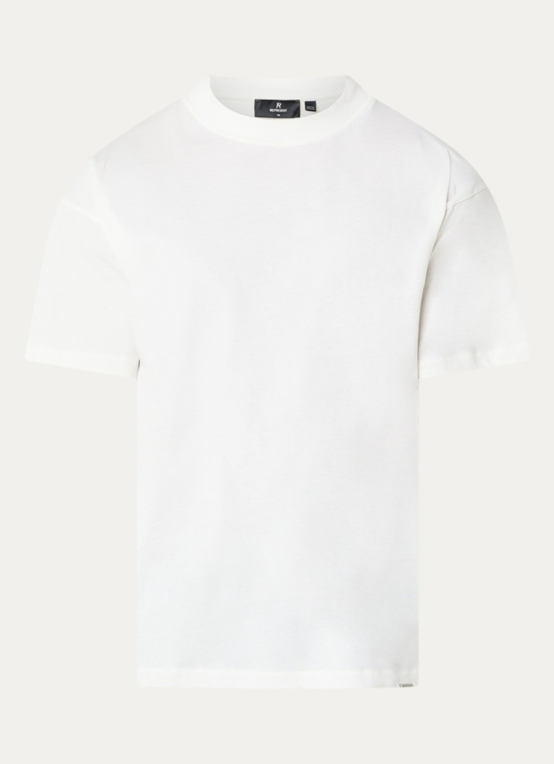 Represent Initial oversized T-shirt - voorkant 3 beige