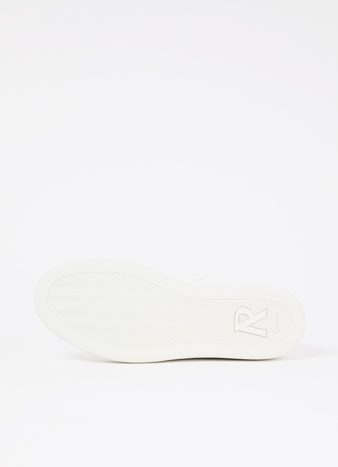 Represent Initial sneaker van leer met structuur - detail 5 wit
