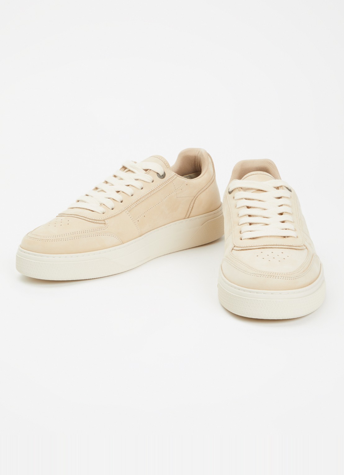Represent Initial sneaker van nubuck - detail 2 creme