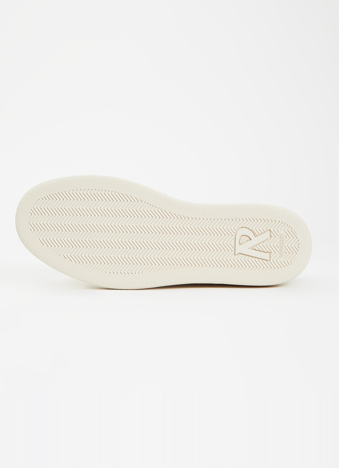 Represent Initial sneaker van nubuck - detail 4 creme
