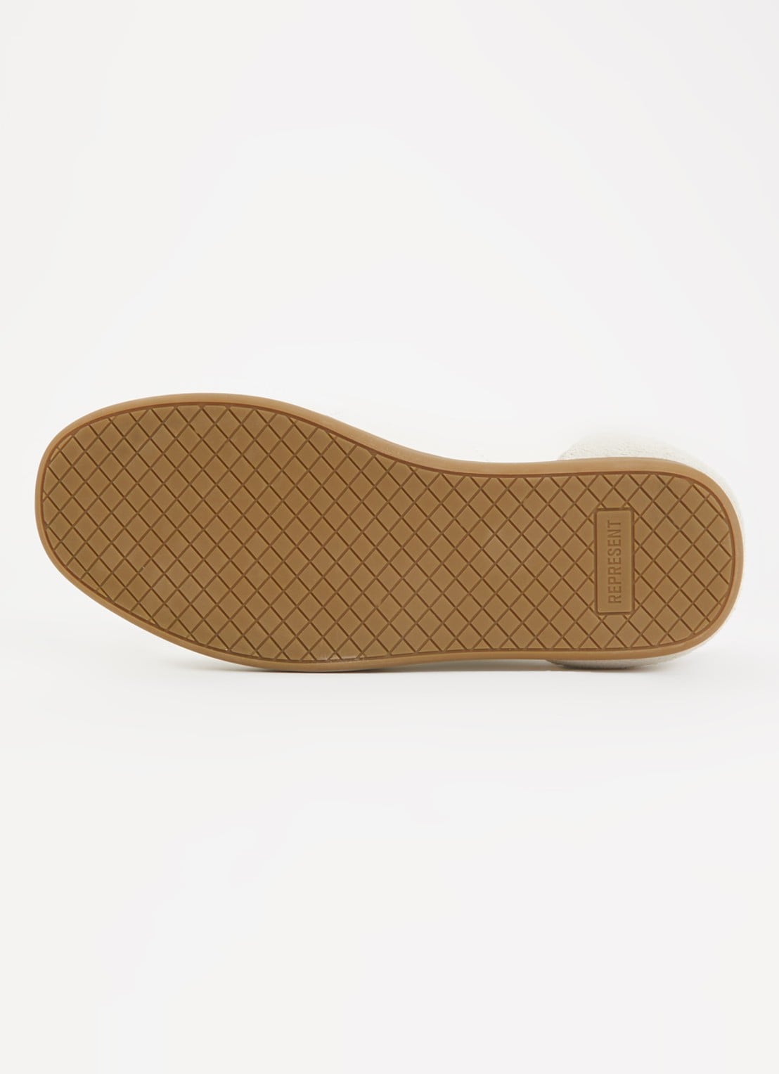 Represent Low-Pro sneaker van leer met suède details - detail 3 wit