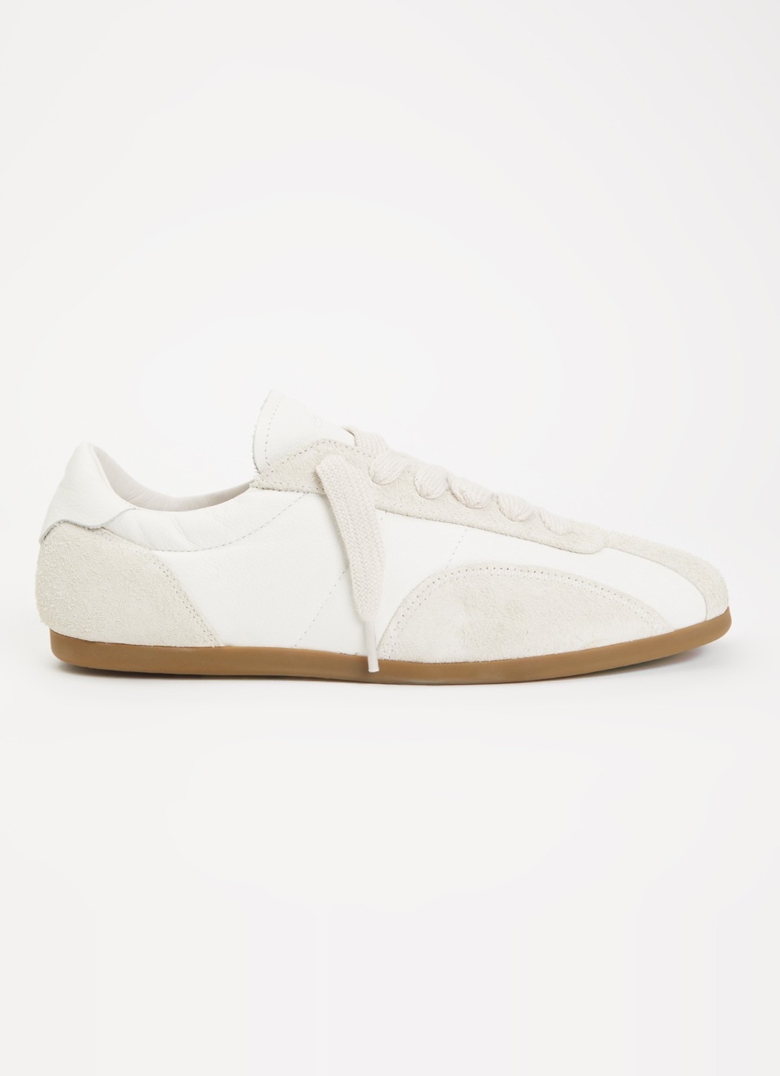 Represent Low-Pro sneaker van leer met suède details - voorkant 5 wit