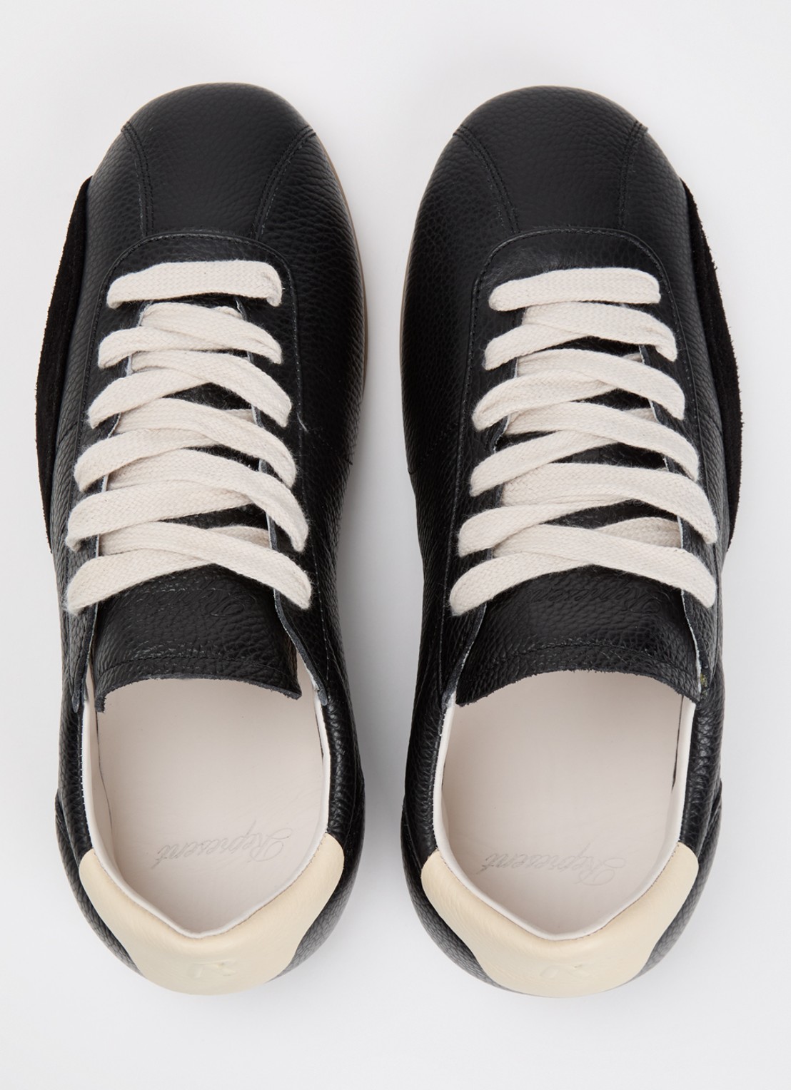 Represent Low-Pro sneaker van leer met suède details - detail 3 zwart