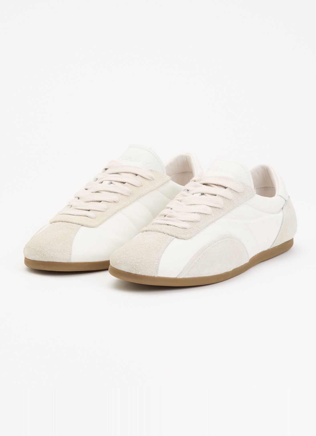 Represent Low-Pro sneaker van leer met suède details - detail 3 wit